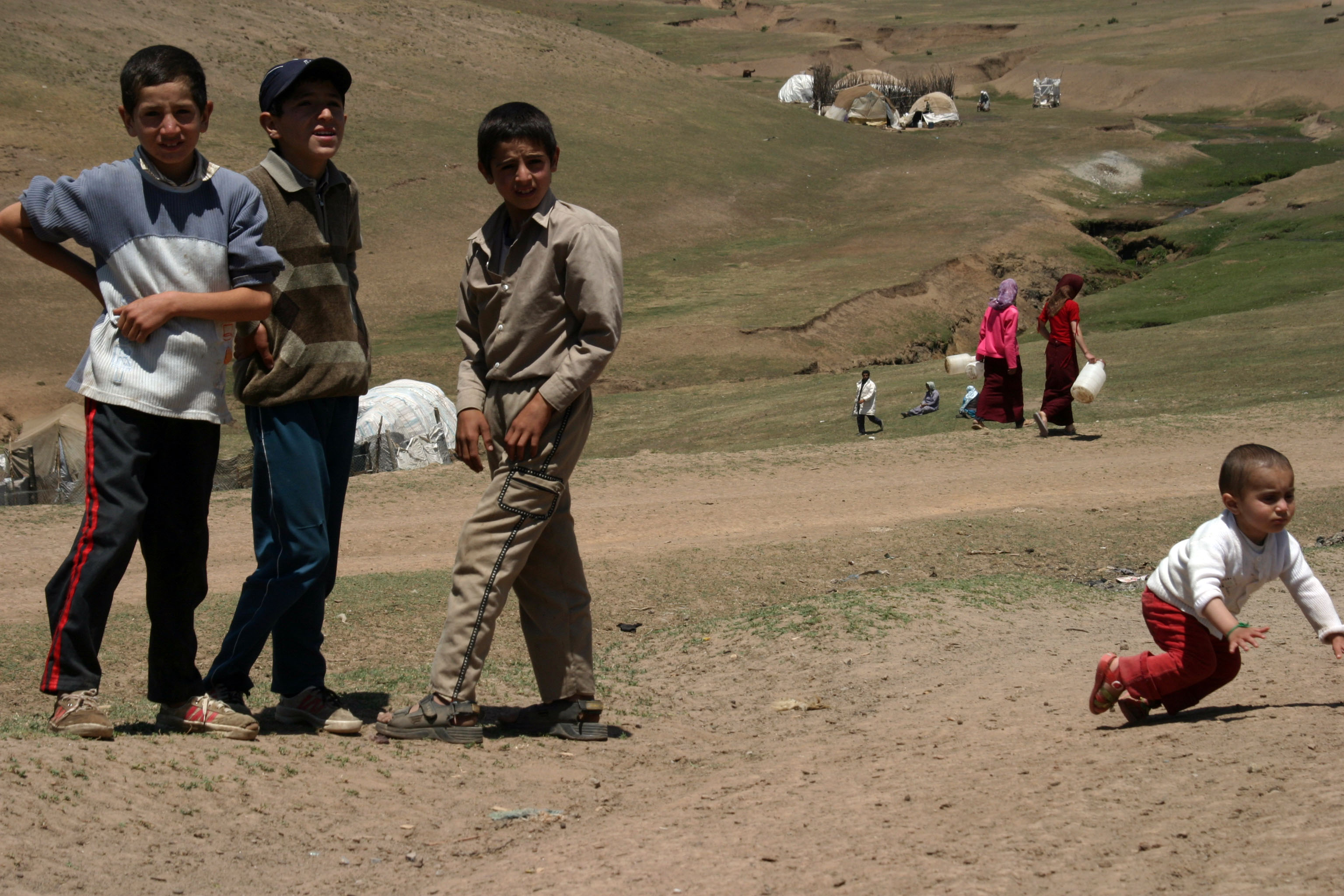 عشایر شاهسون در اطراف روستای لمبر 