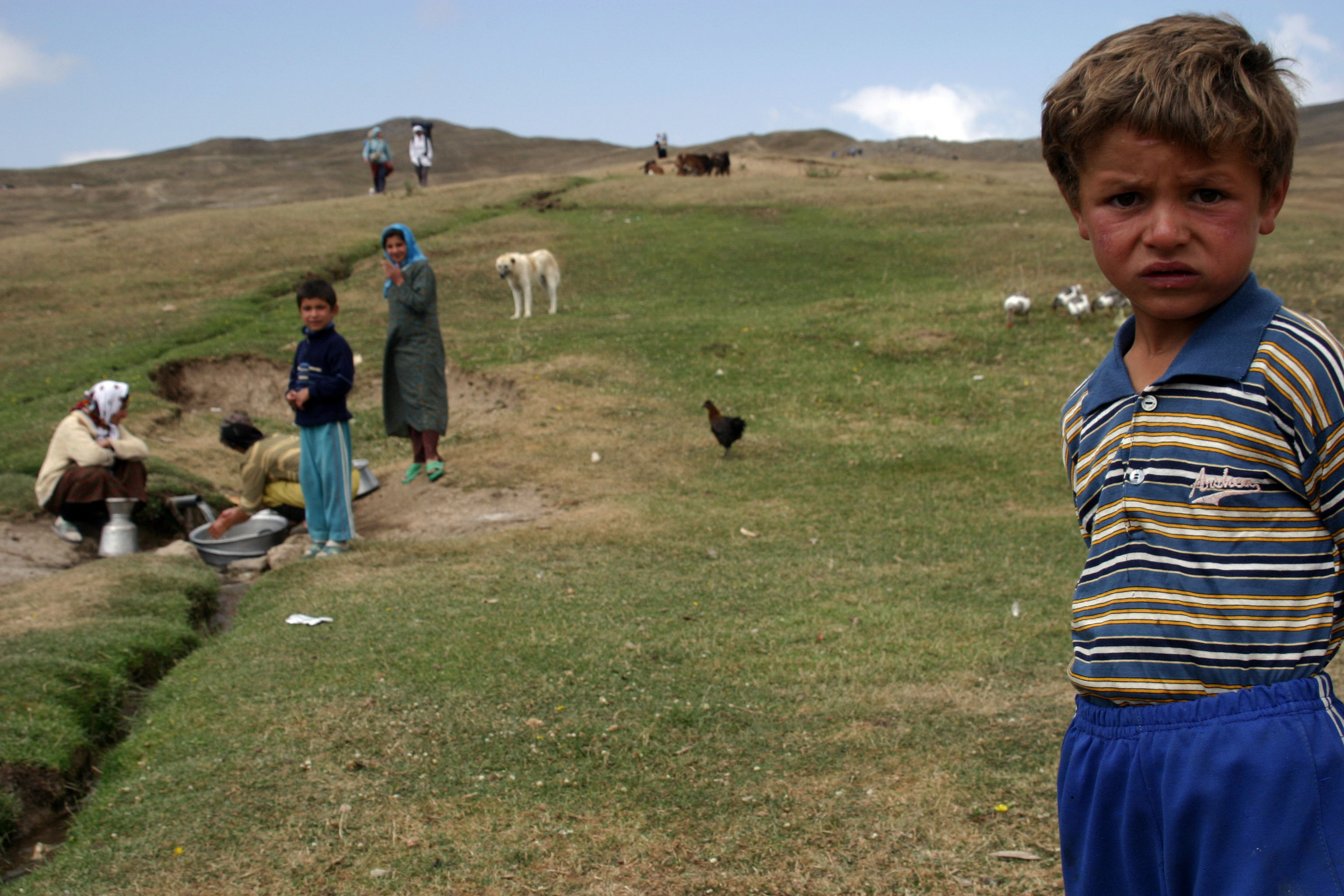 چهره افراد محلی در روستای لمبر 