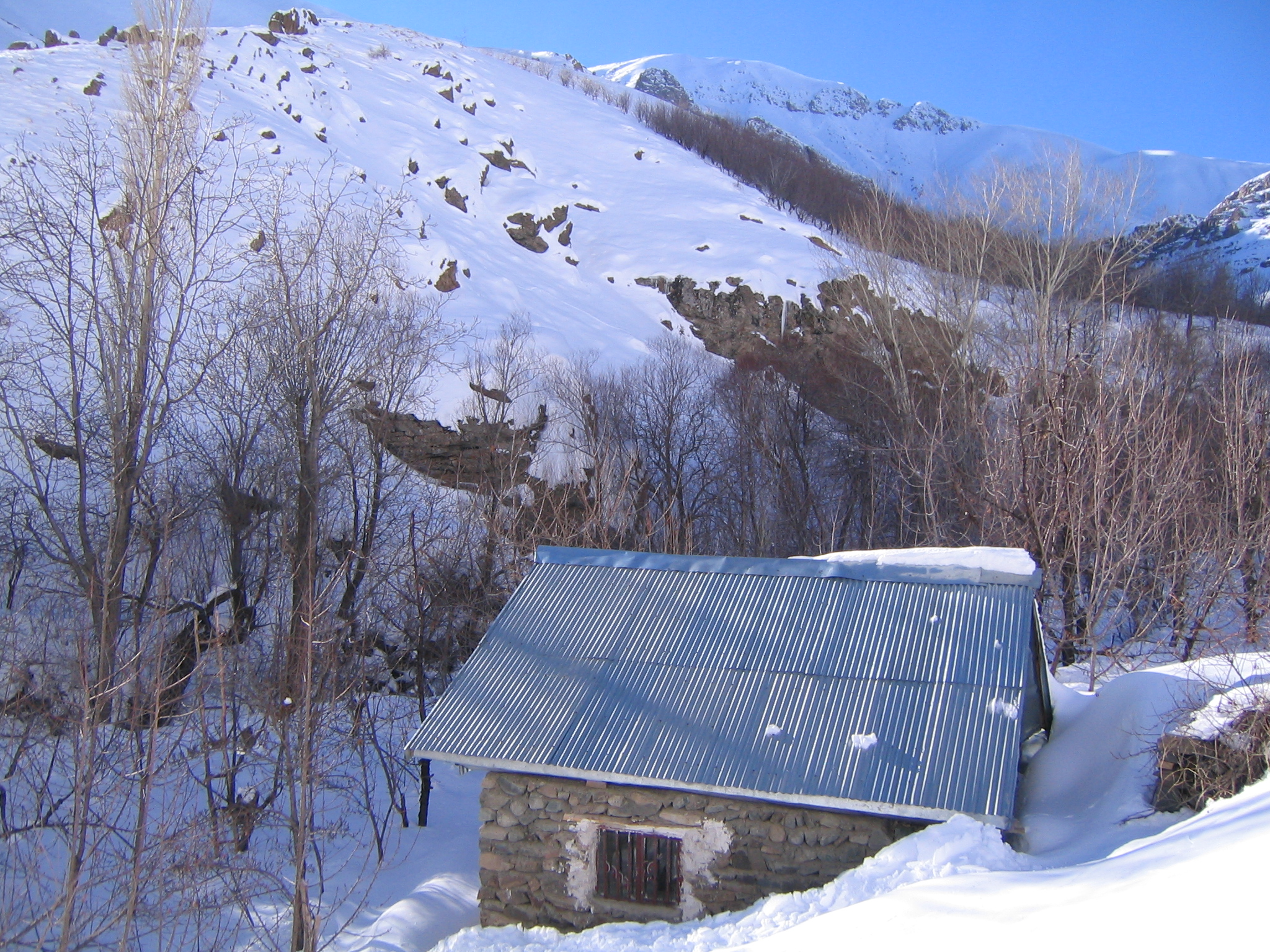 سنگان در زمستان 