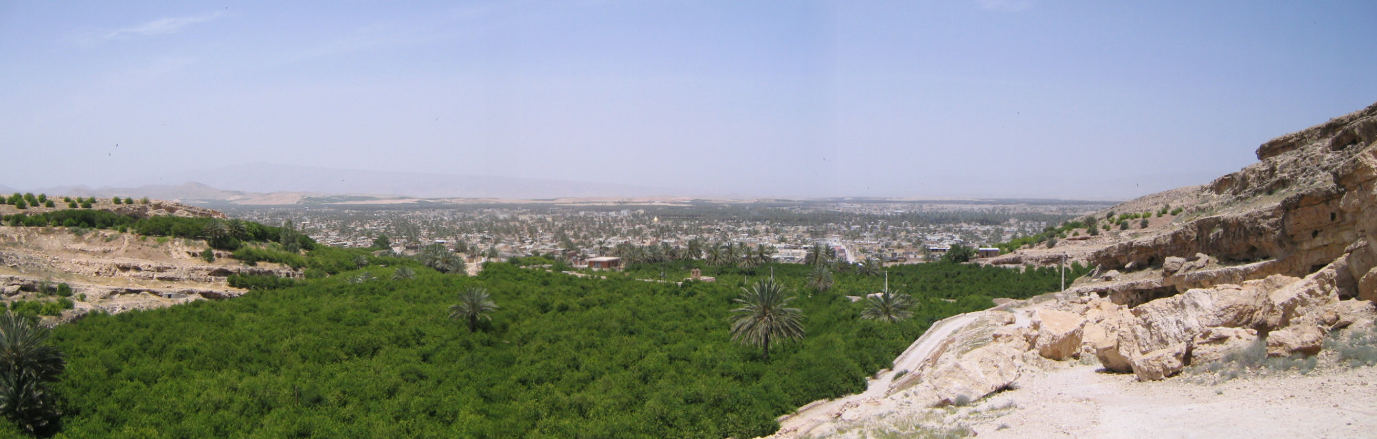 نمایی از شهر جهرم 