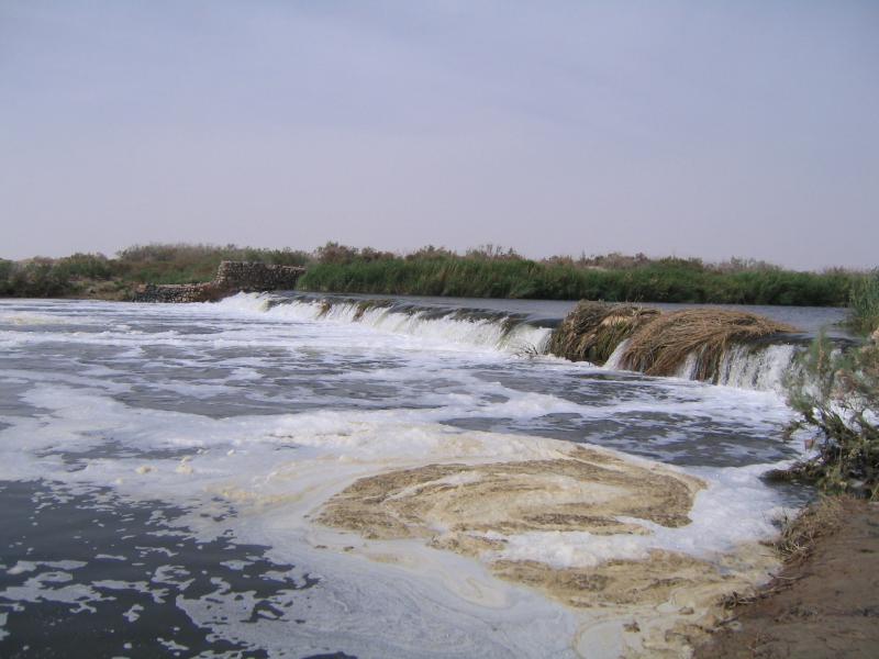 Zayandehroud in Varzaneh 