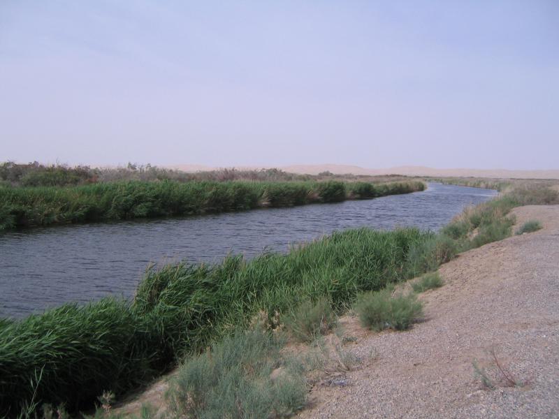 Zayandehroud in Varzaneh 