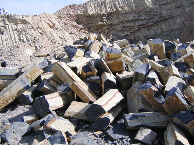 Basalt mine in Sarbisheh 