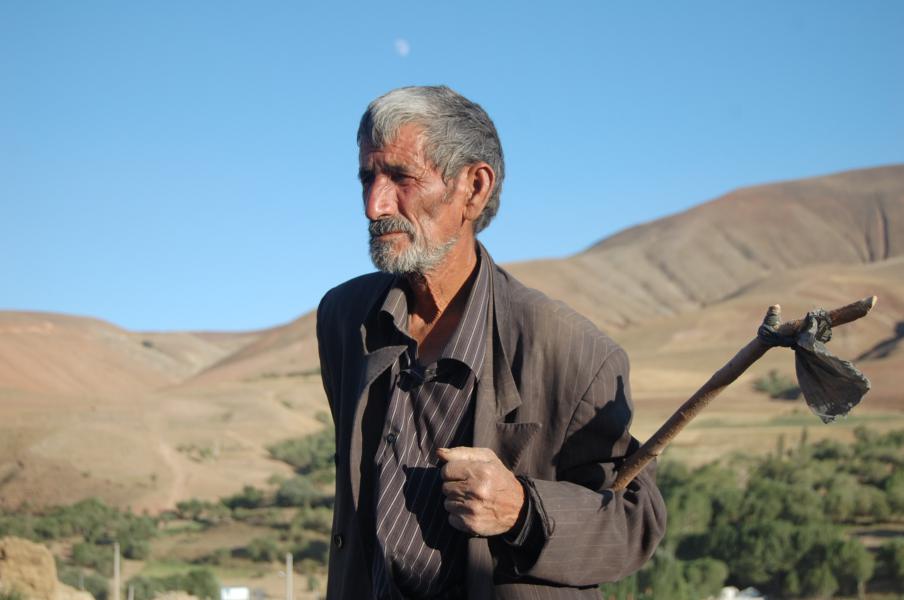 an old man from Varzegan-Ahar 